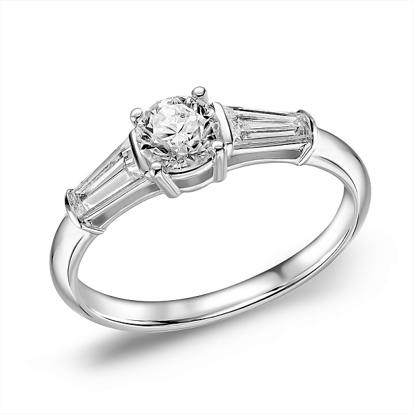 Кольцо из белого золота с бриллиантами (арт. К01144509226б) – изображение 1