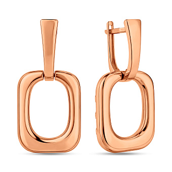 Серьги из красного золота (арт. 111331)