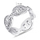 Серебряное кольцо с фианитами (арт. 7501/5954) – изображение 2