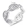 Серебряное кольцо с фианитами (арт. 7501/5954) – изображение 2