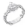 Серебряное кольцо с фианитами (арт. 7501/6228) – изображение 2