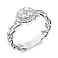 Серебряное кольцо с фианитами (арт. 7501/6228) – изображение 1