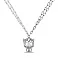 Срібне кольє Пантера з фіанітами (арт. 7507/2173) – зображення 1