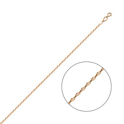 Золотий браслет плетіння Ребекка (арт. 318001)