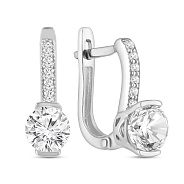 Золоті сережки з фіанітами (арт. 110440б)