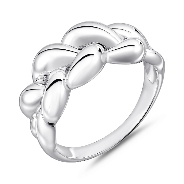 Массивное серебряное кольцо без камней (арт. 7501/8330) – изображение 1