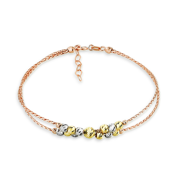 Браслет Orbit из комбинированного золота (арт. 324158кбж) – изображение 1