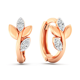 Фото Золотые серьги с фианитами (арт. 1101045)