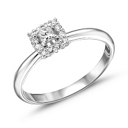 Золотое кольцо с бриллиантами (арт. 1190372202)