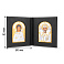 Ікона Миколай Чудотворець-Янгол Охоронець (80х85 мм) (арт. K-1/003-007G) – зображення 2
