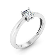 Золота каблучка з діамантом (арт. К01148604125б)