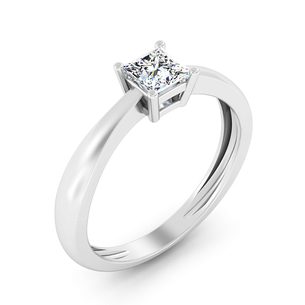 Золотое кольцо с бриллиантом (арт. К01148604125б) – изображение 1