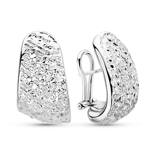 Серьги из белого золота Francelli (арт. 1091865б) – изображение 1