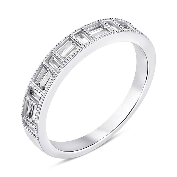 Срібна каблучка з фіанітами (арт. 7501/6882) – зображення 1