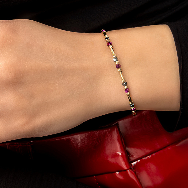 Браслет из желтого золота Francelli (арт. 3261231ждмлн) – изображение 2