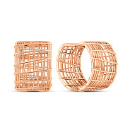 Сережки з червоного золота (арт. 111280)