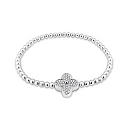 Серебряный браслет Клевер (арт. 7509/4365/1)