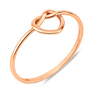 Фото Золотое кольцо "Сердце" (арт. 140844)