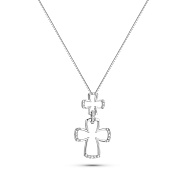 Фото Золотое колье с бриллиантами (арт. Ц341685015б)