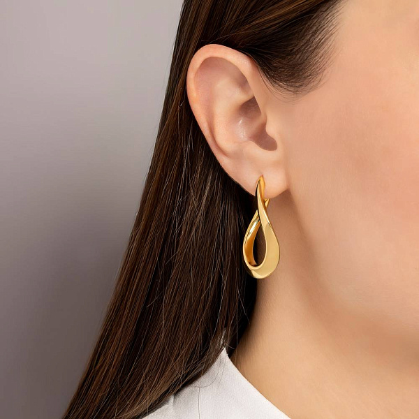 Золотые серьги Francelli (арт. 1091851/35ж) – изображение 3