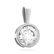 Золотая подвеска с фианитом (арт. 440427б)