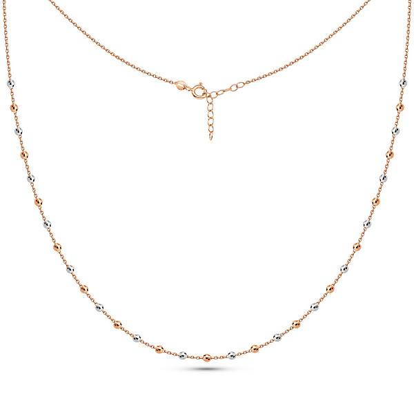 Колье из красного и белого золота (арт. 352783кб) – изображение 2