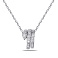 Серебряное колье с фианитами (арт. 7507/1645) – изображение 1