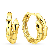 Сережки з жовтого золота Змія (арт. 1091093/15ж)