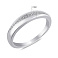 Серебряное кольцо с дорожкой из фианитов (арт. 7501/8006) – изображение 2