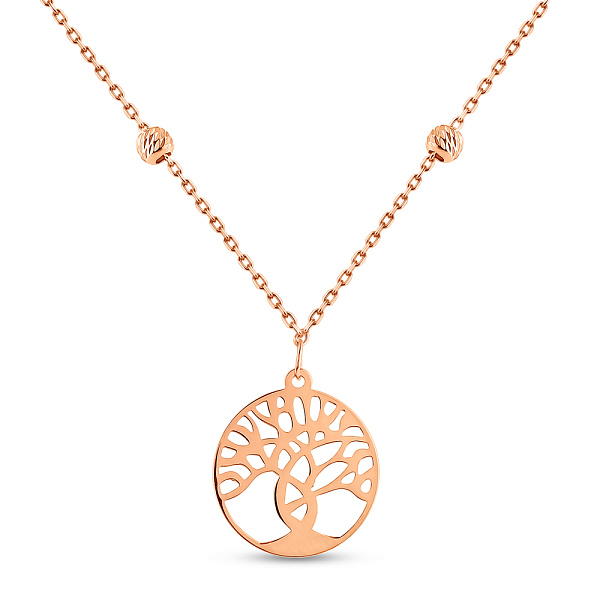 Колье из красного золота Дерево жизни (арт. 352510) – изображение 1