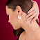 Серьги из серебра без камней (арт. 7518/902-01198) – изображение 2