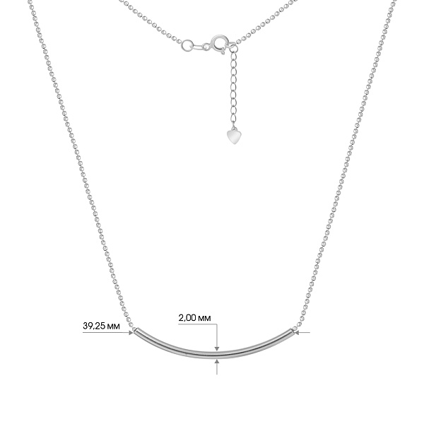 Колье из серебра Trendy Style (арт. 7507/990) – изображение 3