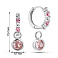 Серебряные серьги с фианитами (арт. 7502/2185994цр) – изображение 2