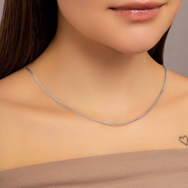 Цепочка из белого золота (арт. ц303505бс) – изображение 2