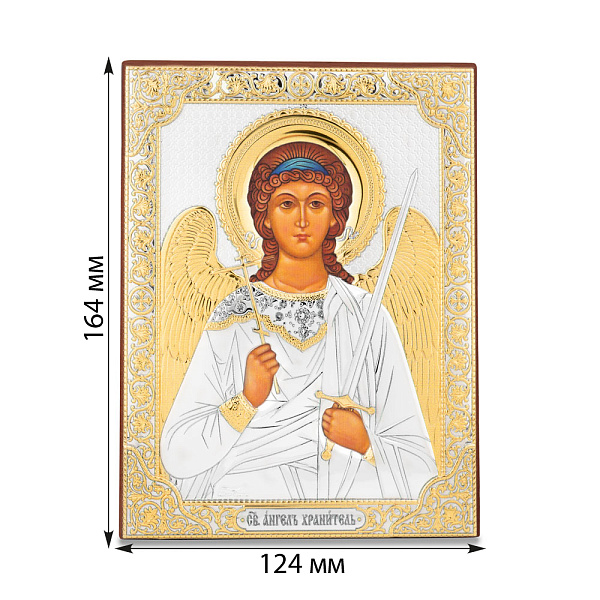 Икона Ангел Хранитель (164х124мм) (арт. P-4/007G/K) – изображение 2