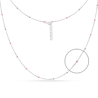 Фото Колье из белого золота Francelli (арт. 351331бк)