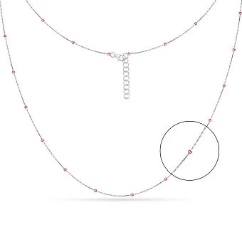 Колье из белого золота Francelli (арт. 351331бк)
