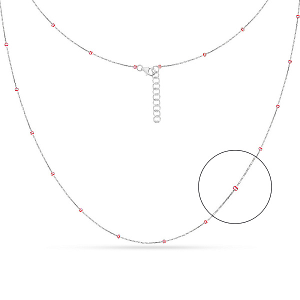 Колье из белого золота Francelli (арт. 351331бк) – изображение 1