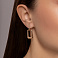Серьги из красного золота (арт. 111328) – изображение 4