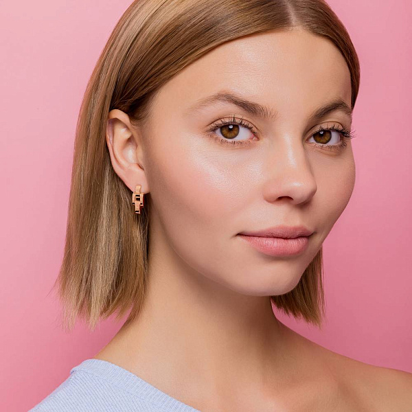 Золоті сережки Ланки (арт. 1091403) – зображення 3