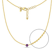 Кольє з жовтого золота Francelli (арт. 352917жф)