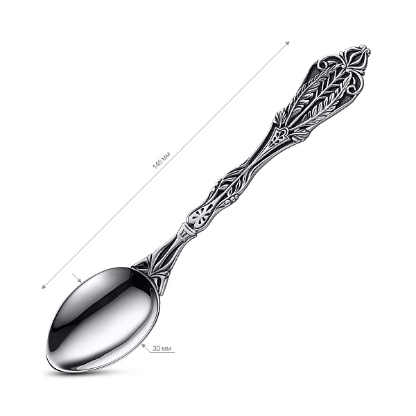 Ложка из серебра чайная (арт. 7922/8100054) – изображение 2