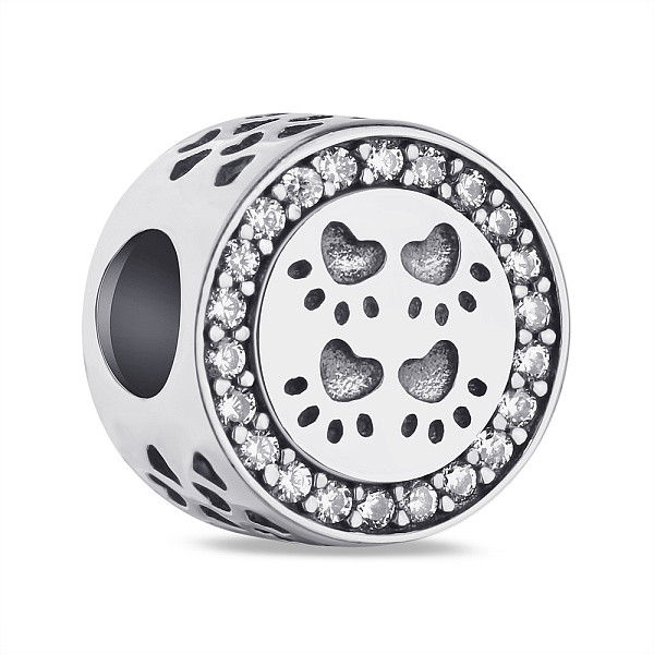 Серебряный шарм с фианитами (арт. 7903/3805) – изображение 1