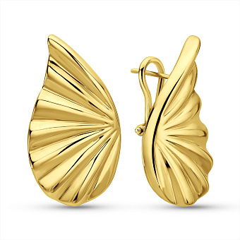 Золоті масивні сережки Francelli (арт. 1091875ж)