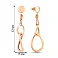 Сережки з червоного золота з підвісками (арт. 1091226) – зображення 2