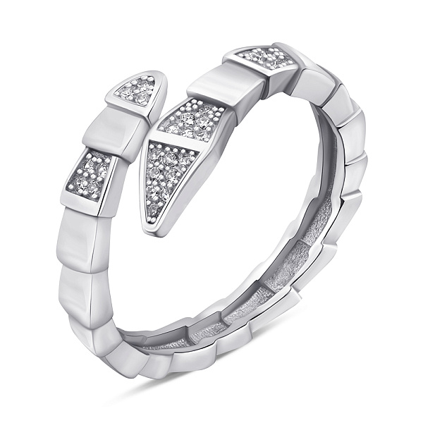 Безразмерное серебряное кольцо с фианитами (арт. 7501/6903) – изображение 1