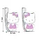 Детские серебряные серьги Kitty (арт. 7502/А131ебрсю) – изображение 5