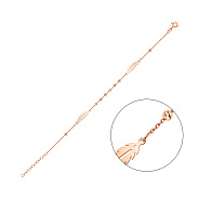 Золотой браслет без камней (арт. 326502)