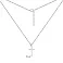 Колье из серебра Крестик без вставок (арт. 7507/1284) – изображение 3