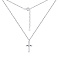 Колье из серебра с фианитами (арт. 7507/1540) – изображение 2
